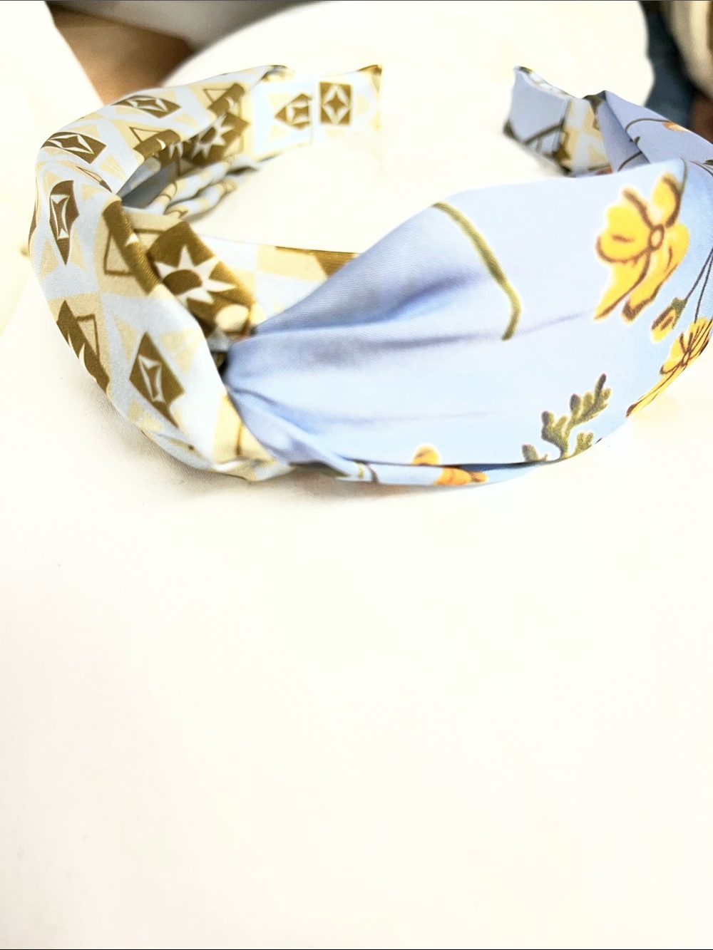 Anthropologie Floral Twist Headband New